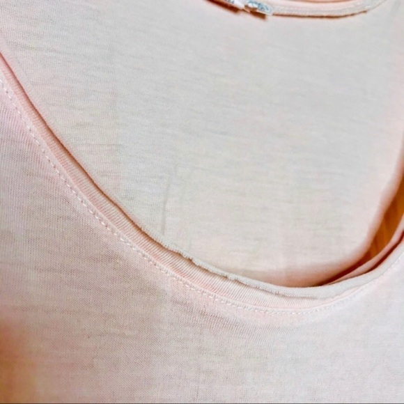 MELROSE & Market NWT Peplum Blush Tank Top - Picture 6 of 8